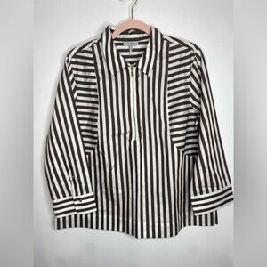 NWT HINSON WU Alexis 3/4 Sleeve
Stripe Gingham Combo Top